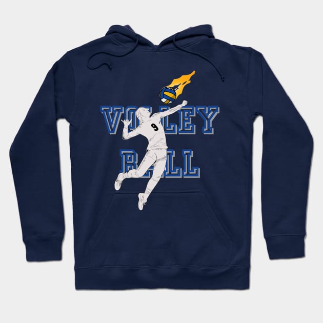 Volleyball the greatest sport Hoodie by Yenz4289